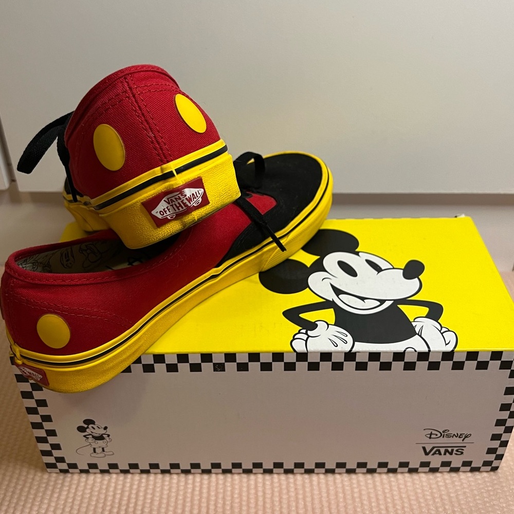 Limited Edition Authentic Disney Mickey Mouse Vans